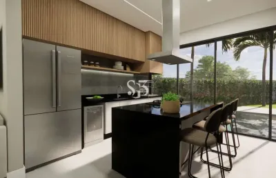 Casa em condomínio de luxo no parque brasil 500 em paulínia-sp: 3 quartos, 3 suítes, 2 salas, 4 banheiros, 4 vagas, 179m².