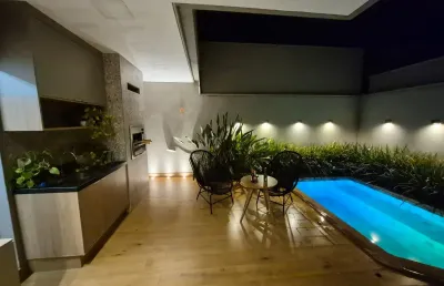 Casa no condomínio evidence resort em estilo escandinavo