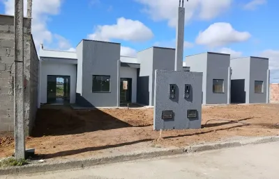 Casas de 2/4 em rua publica no bairro pedra ferrada financiadas junto a caixa.