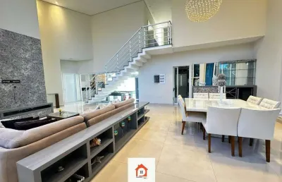 Casa mobiliada com piscina e vista privilegiada – condomínio terra magna