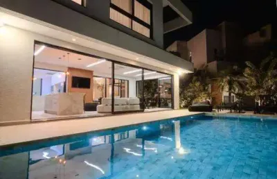 Exclusivo sobrado de alto padrão à venda no jardim maison du parc – 4 suítes, piscina, cinema e energia solar