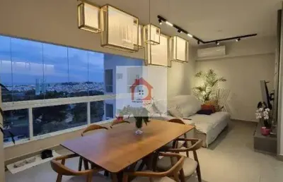 Apartamento mobiliado para locação em indaiatuba-sp, residencial vila do parque: 3 quartos, 1 suíte, 2 vagas cobertas, 104m².