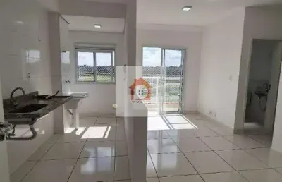 Apartamento para locação e venda de 2 quartos no residencial villa helvétia, indaiatuba-sp: 2 salas, 1 banheiro, 2 vagas de garagem, 51,44m².