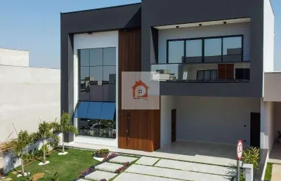 Casa de luxo em condomínio no jardim residencial dona maria josé, indaiatuba-sp - 3 quartos, 3 suítes, 2 salas, 5 banheiros, 4 vagas, 295m²!