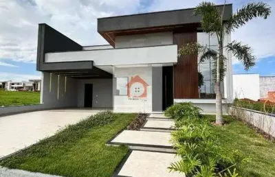 Casa térrea com 3 suítes a venda no condomínio dona maria cândida