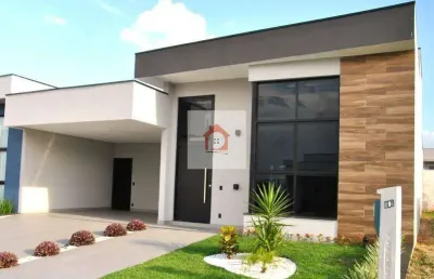 Imperdível casa em condomínio à venda em indaiatuba-sp, no jardim residencial dona lucilla! 3 quartos, 3 suítes, 2 salas, 4 banheiros, 4 vagas de garagem e 185m² de área!