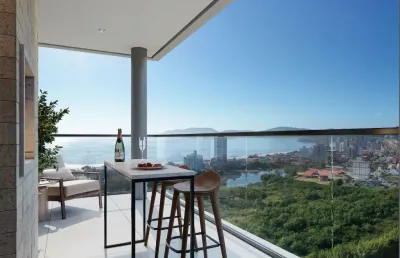3 suites 200 metros do mar com vista para o mar entrega esse ano em 60x para pagar