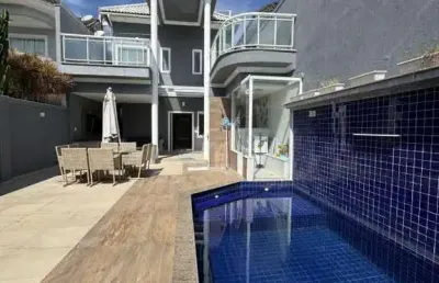 Casa em condomínio fechado com 3 quartos à venda na rua doutor césar cartel villela, recreio dos bandeirantes, rio de janeiro, 247 m2 por r$ 2.200.000