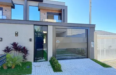 Sobrado novo 3 quartos c/ suíte- alto padrão no monte líbano- sjp
