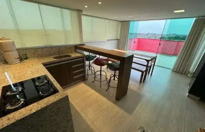 Cobertura a venda no fernão dias com 3 quartos e 150m, área gourmet e elevador
