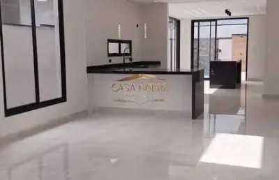 Casa em condomínio fechado com 3 dormitórios e lazer completo