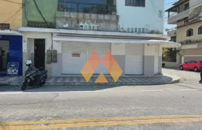 Loja para locação no miramar, macaé/rj, loja com 53m2 e banheiro