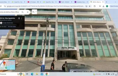 Sala comercial para venda ou locação no edifício petroffice na imbetiba, macaé/rj, sala com banheiro