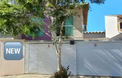 Casa para venda no jardim santo antonio, macaé/rj, 03 quartos, 2 vagas, piscina e churrasqueira.