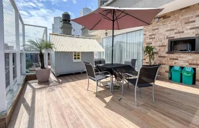 Cobertura com 3 dormitórios à venda, 150 m² por r$ 1.200.000,00 - vila nova - blumenau/sc