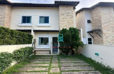 Casa com 3 dormitórios para alugar, 94 m² por r$ 3.272,41/mês - pires façanha - eusébio/ce