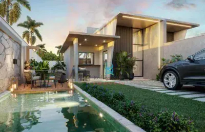Casa com 3 dormitórios à venda, 93 m² por r$ 399.000,00 - encantada - eusébio/ce