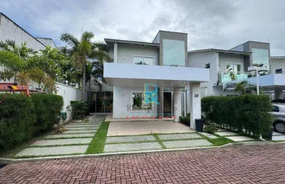 Casa com 4 dormitórios para alugar, 205 m² por r$ 8.700,00/mês - pires façanha - eusébio/ce