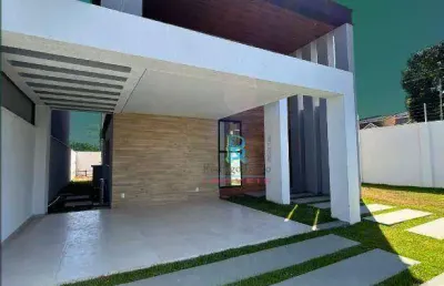 Casa com 4 dormitórios à venda, 208 m² por r$ 999.900,00 - coité - eusébio/ce