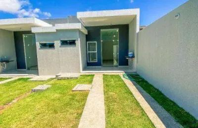 Casa com 2 dormitórios à venda, 65 m² por r$ 280.000,00 - encantada - eusébio/ce