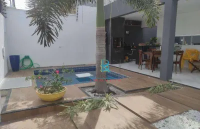 Casa no eusébio com 3 dormitórios à venda, 125 m² por r$ 500.000 - encantada - eusébio/ce