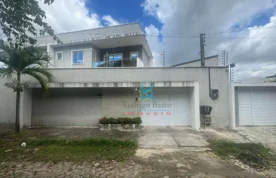 Casa com 3 dormitórios para alugar, 160 m² por r$ 3.900,00/mês - mangabeira - eusébio/ce
