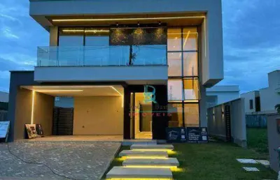 Casa com 4 dormitórios à venda, 273 m² por r$ 1.690.000,00 - cidade alpha - eusébio/ce