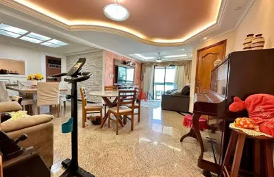 Apartamento com 3 dormitórios à venda, 132 m² por r$ 1.100.000,00 - canto do forte - praia grande/sp