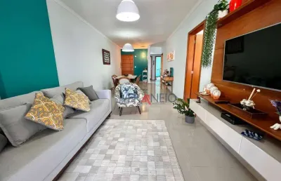 Apartamento com 3 dormitórios à venda, 120 m² por r$ 810.000,00 - aviação - praia grande/sp