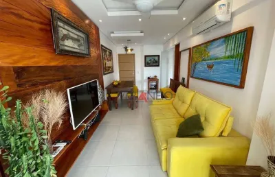 Apartamento com 2 dormitórios à venda, 72 m² por r$ 640.000,00 - vila caiçara - praia grande/sp