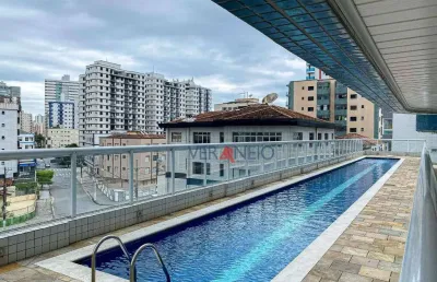 Apartamento com 2 dormitórios à venda, 83 m² por r$ 640.000,00 - vila assunção - praia grande/sp