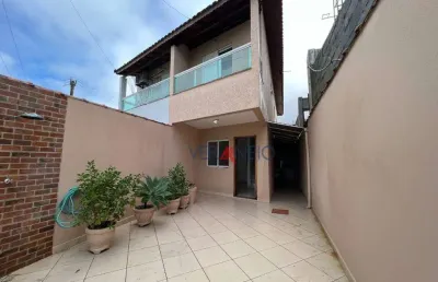 Sobrado com 2 dormitórios à venda por r$ 440.000,00 - solemar - praia grande/sp