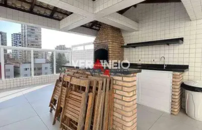 Apartamento com 3 dormitórios à venda, 132 m² por r$ 1.099.900,00 - tupi - praia grande/sp