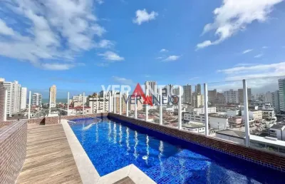 Apartamento com 2 dormitórios à venda, 68 m² por r$ 595.000,00 - boqueirão - praia grande/sp