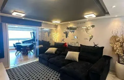 Apartamento com 3 dormitórios à venda, 197 m² por r$ 1.750.000,00 - aviação - praia grande/sp