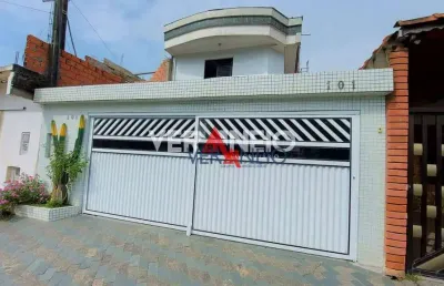 Sobrado com 3 dormitórios à venda por r$ 480.000,00 - mirim - praia grande/sp