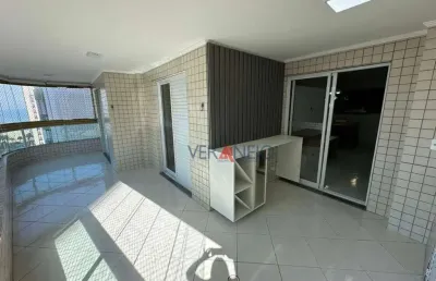 Apartamento com 3 dormitórios à venda, 132 m² por r$ 930.000,00 - aviação - praia grande/sp