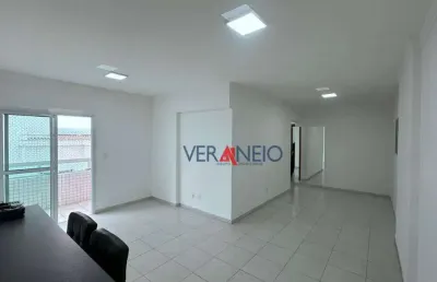 Apartamento com 3 dormitórios, 110 m² - venda por r$ 930.000,00 ou aluguel por r$ 6.490,00/mês - vila guilhermina - praia grande/sp