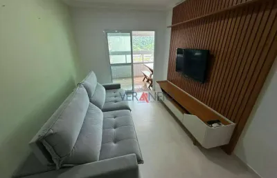 Apartamento com 2 dormitórios à venda, 90 m² por r$ 750.000,00 - canto do forte - praia grande/sp