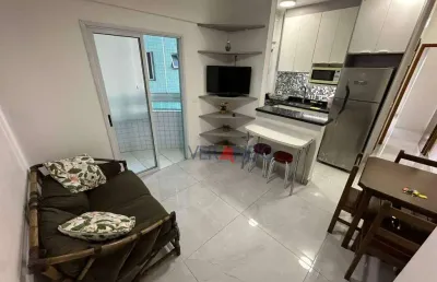 Apartamento com 1 dormitório à venda, 45 m² por r$ 345.000,00 - boqueirão - praia grande/sp