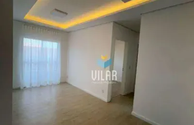 Apartamento com 2 dormitórios à venda, 63 m² por r$ 250.000,00 - caguaçu - sorocaba/sp