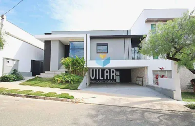 Casa com 4 suítes, 260 m² - venda por r$ 1.850.000 ou aluguel por r$ 12.640/mês - residencial aldeia da mata - votorantim/sp