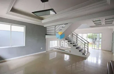 Sobrado com 3 dormitórios, 310 m² - venda por r$ 1.400.000,00 ou aluguel por r$ 7.550,00/mês - condomínio lago da boa vista - sorocaba/sp