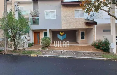 Sobrado com 3 dormitórios para alugar, 226 m² por r$ 8.045,00/mês - condomínio vila dos inglezes - sorocaba/sp