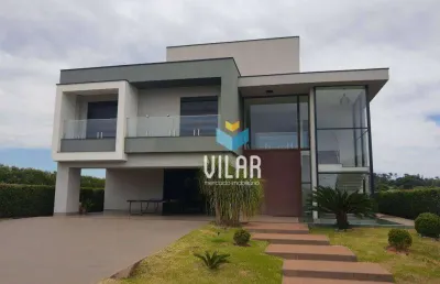 Sobrado com 5 dormitórios à venda, 580 m² por r$ 4.900.000,00 - condomínio fazenda alvorada - porto feliz/sp
