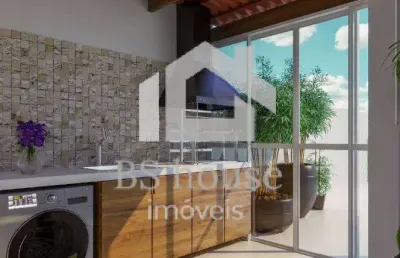 Pronta!!!cobertura  91,5m² - 2 dorms - 1suíte - 2vagas - santa maria