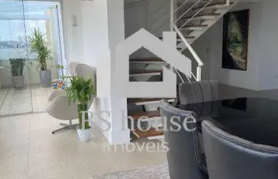 Cobertura duplex   / mobiliado / 4 vagas-centro- santo andré.
