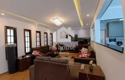 Casa térrea com 4 dormitórios, 313m², 5 vagas, mauá - são caetano do sul