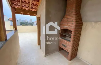 Cobertura nova 120m² com 2 dormitórios, 1 suíte à venda - vila valparaíso