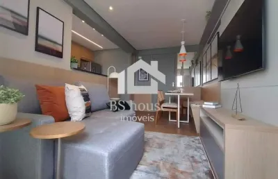 Studio 43,80m² - 1 dormitório, 1 vaga, lazer completo - são caetano do sul